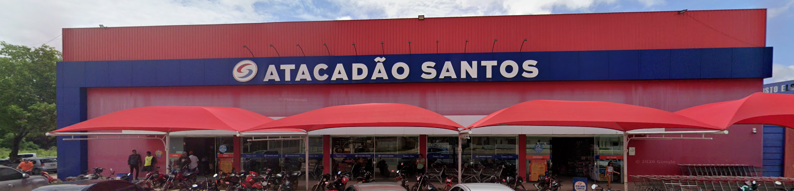 Fachada Atacadão Santos